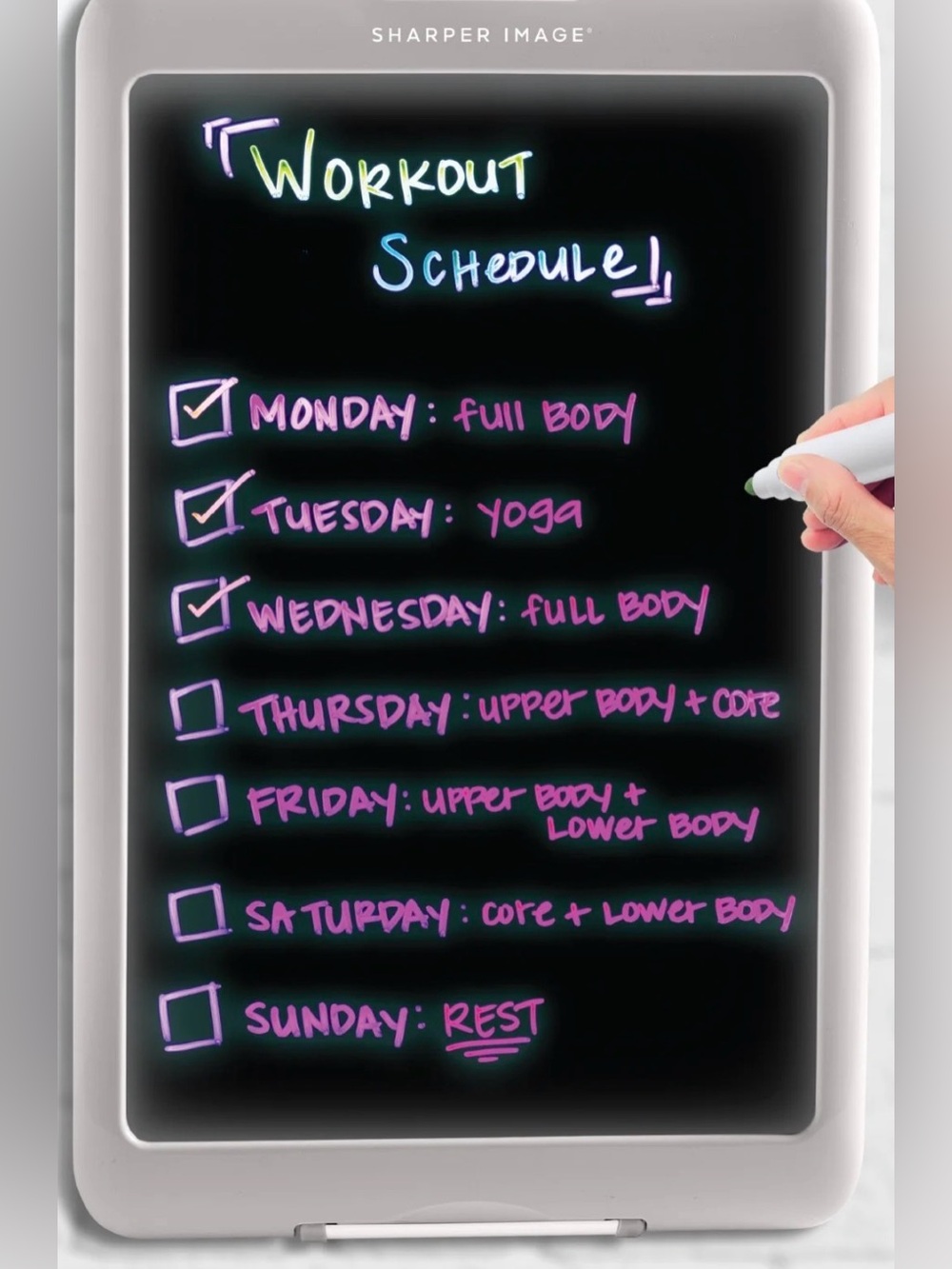 Sharper Image LED Writing Board